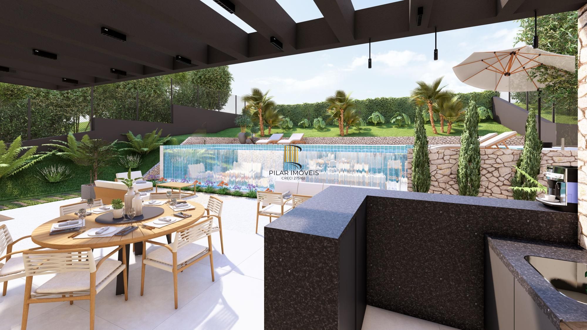 Casa em condomínio no Alphaville com 4 suítes e área gourmet