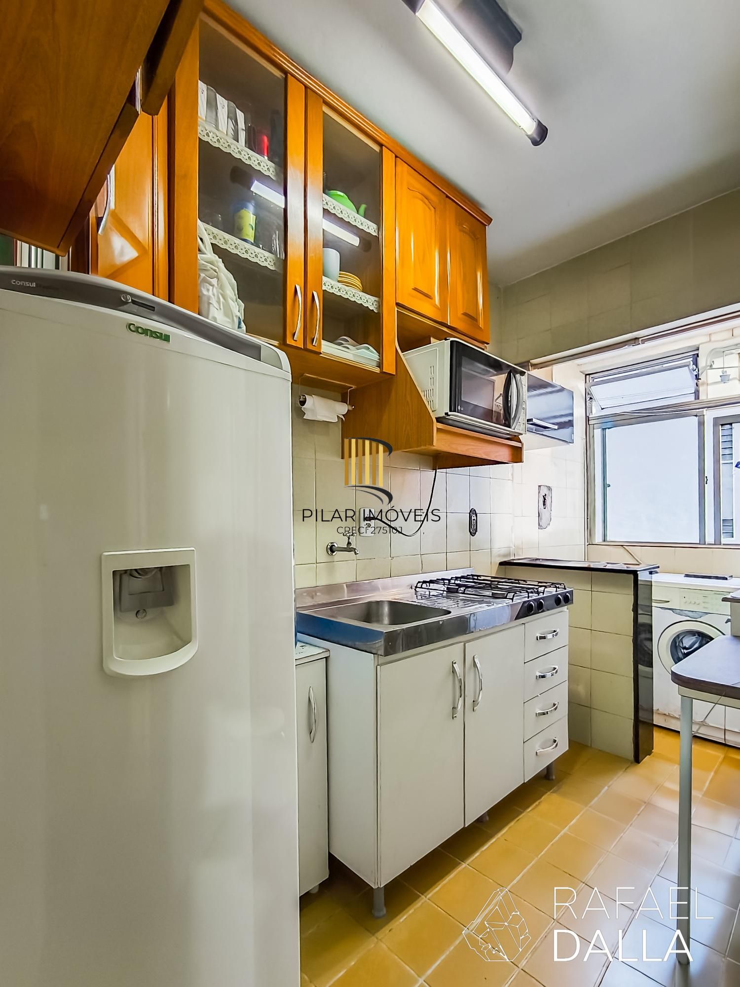 Apartamento de 1 dormitório com sacada na Barão do Gravataí, Menino Deus