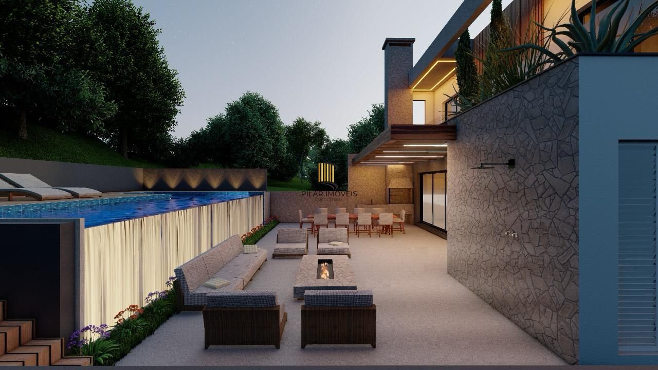 Casa em condomínio no Alphaville com 4 suítes e área gourmet