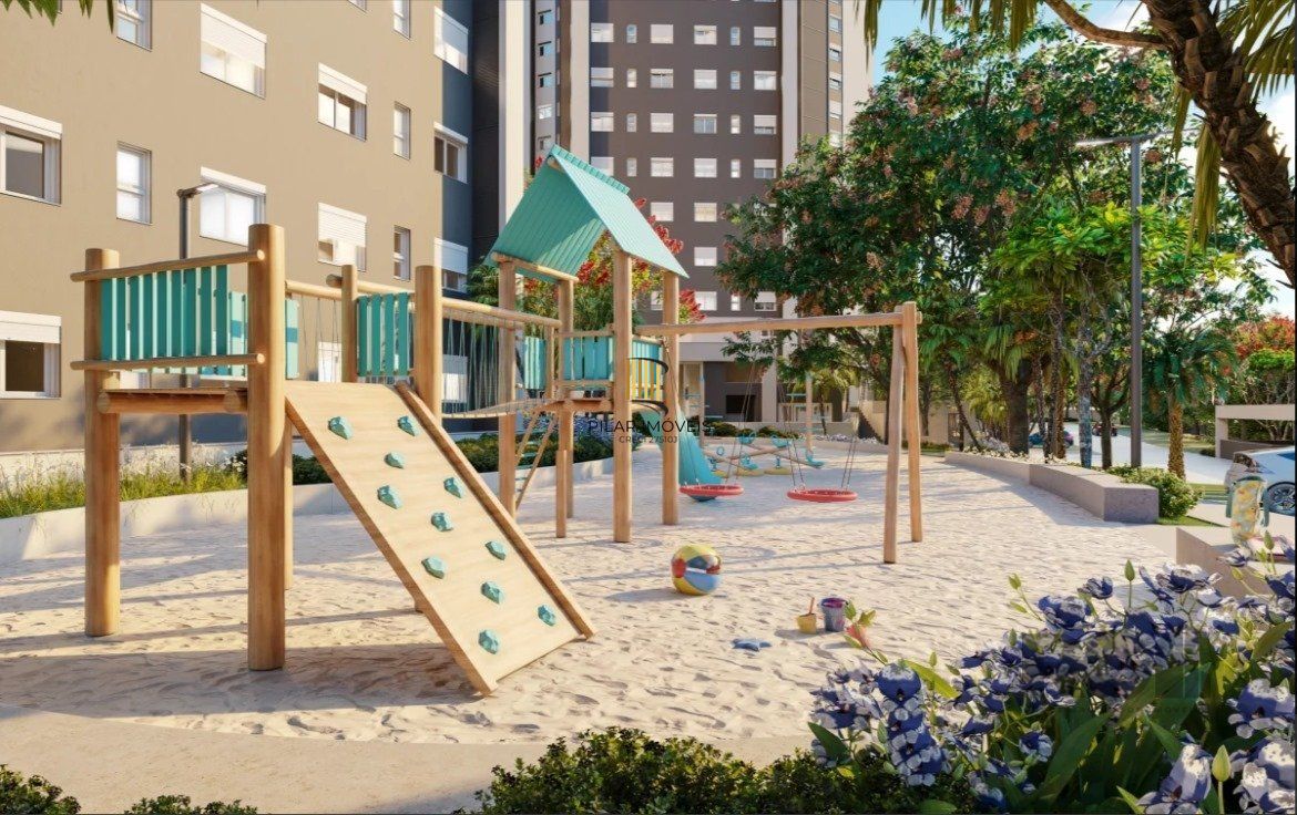Apartamento de 2 dormitórios com vaga coberta no bairro Jardim Itu