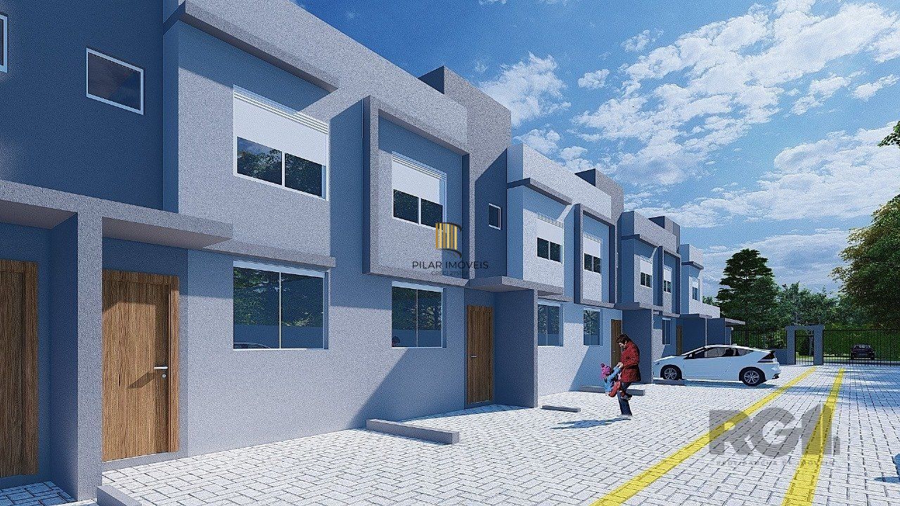 CASA ESTILO SOBRADO COM 2 QUARTOS E PÁTIO, À VENDA NO BAIRRO VILA NOVA, EM PORTO ALEGRE/RS - Pilar Imóveis