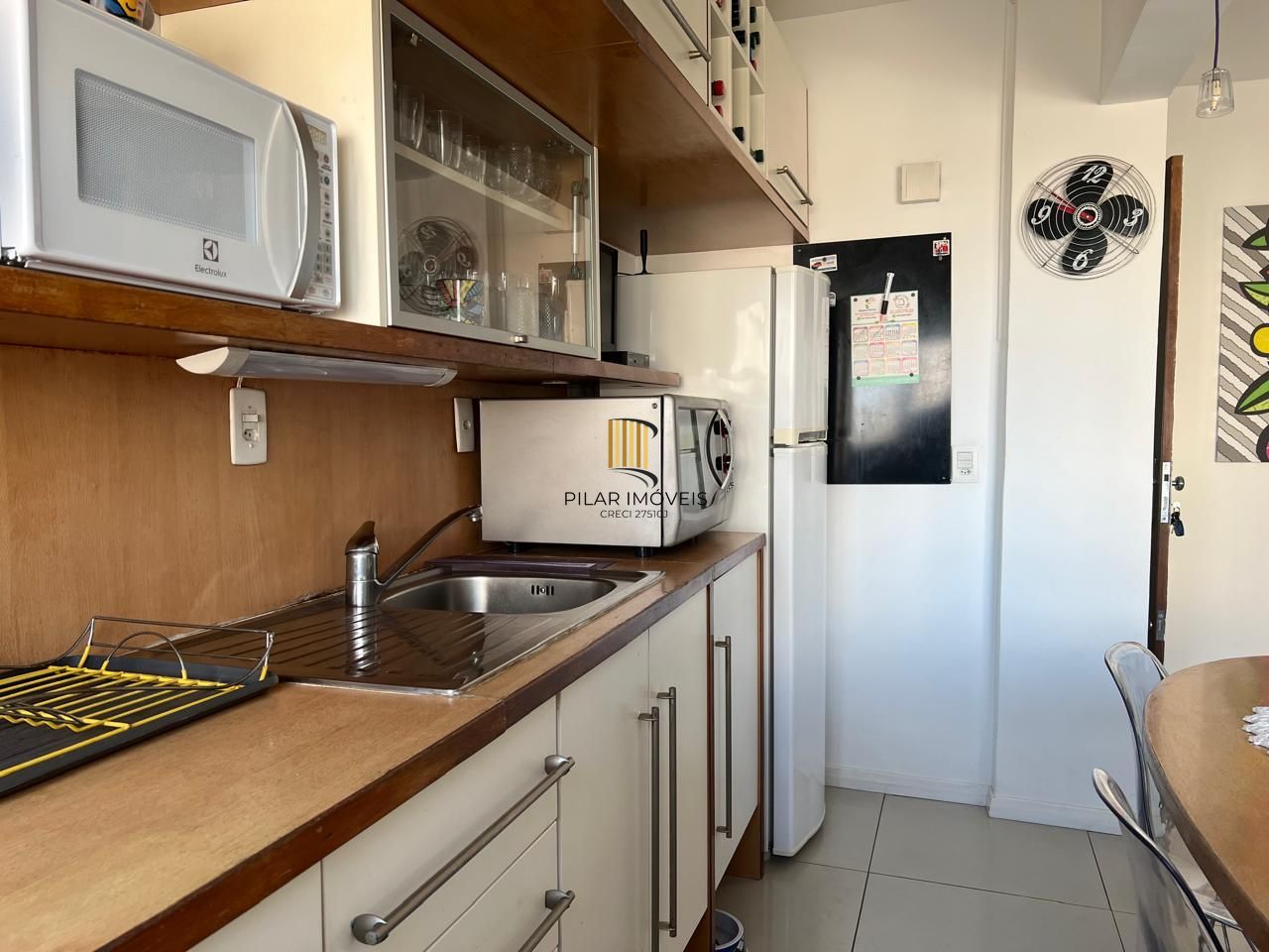 Cobertura 1 dormitorio semi mobiliada no Bairro Santana