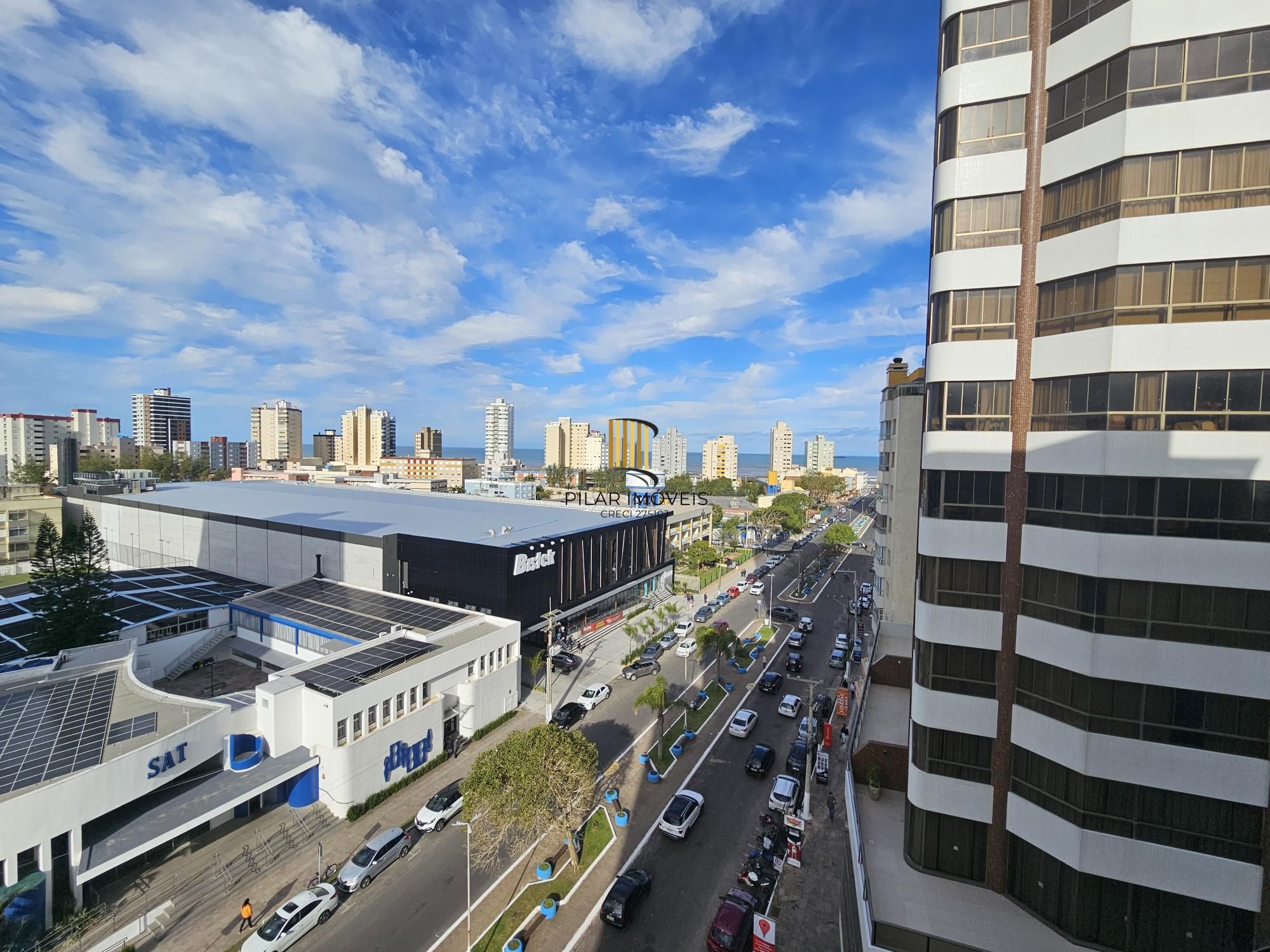 Apto 3d, 2wc e 1vaga com linda vista do mar e lagoa -Tramandai RS