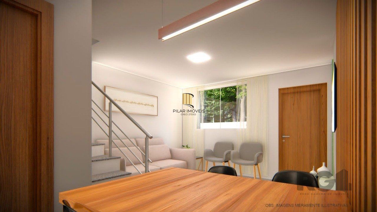 CASA ESTILO SOBRADO COM 2 QUARTOS E PÁTIO, À VENDA NO BAIRRO VILA NOVA, EM PORTO ALEGRE/RS