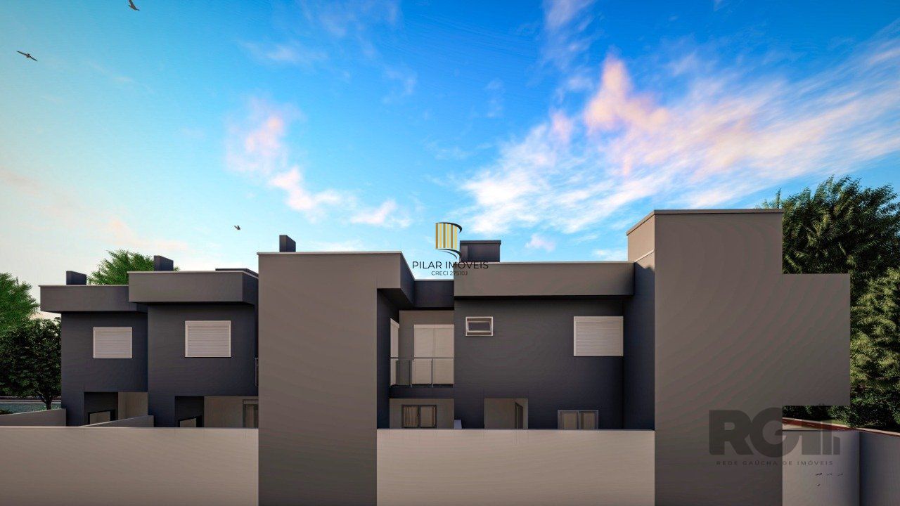 Casa com 2 suítes, sacada, churrasqueira, 1 vaga de garagem, Passo de Torres/SC