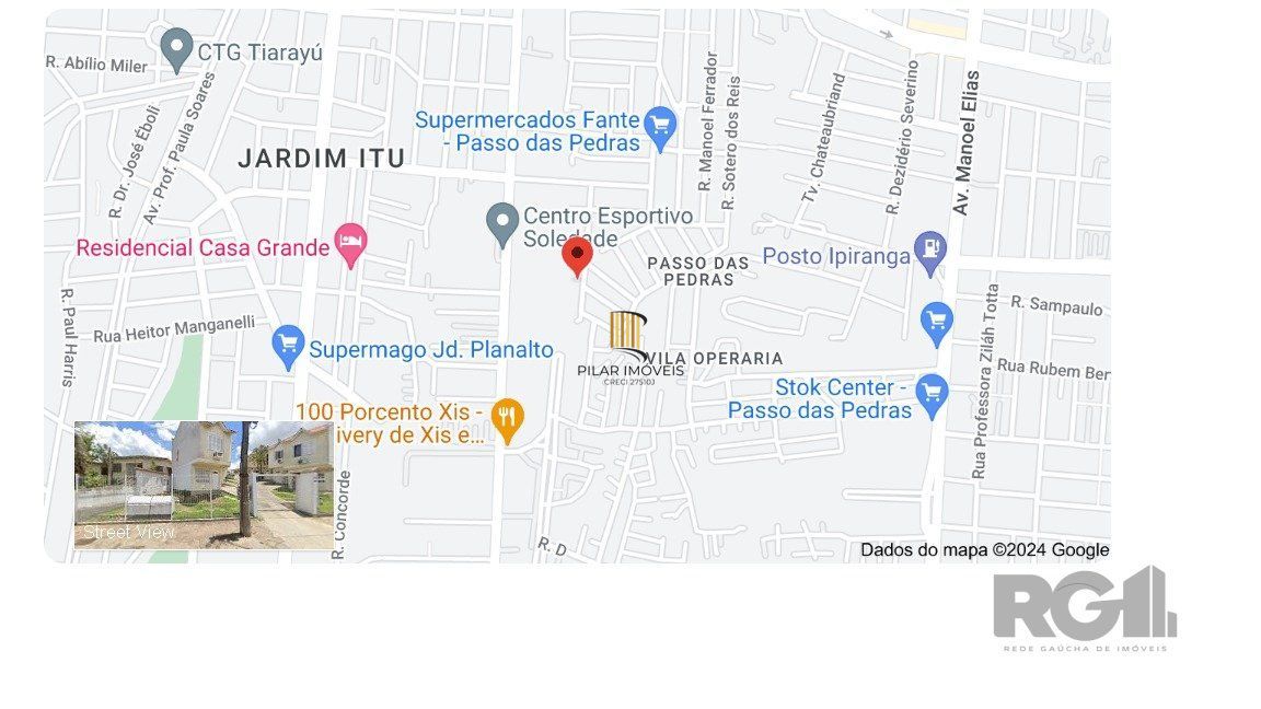 Sobrado a venda com 2 dormitórios e sótão, bairro Passo das Pedras Porto Alegre