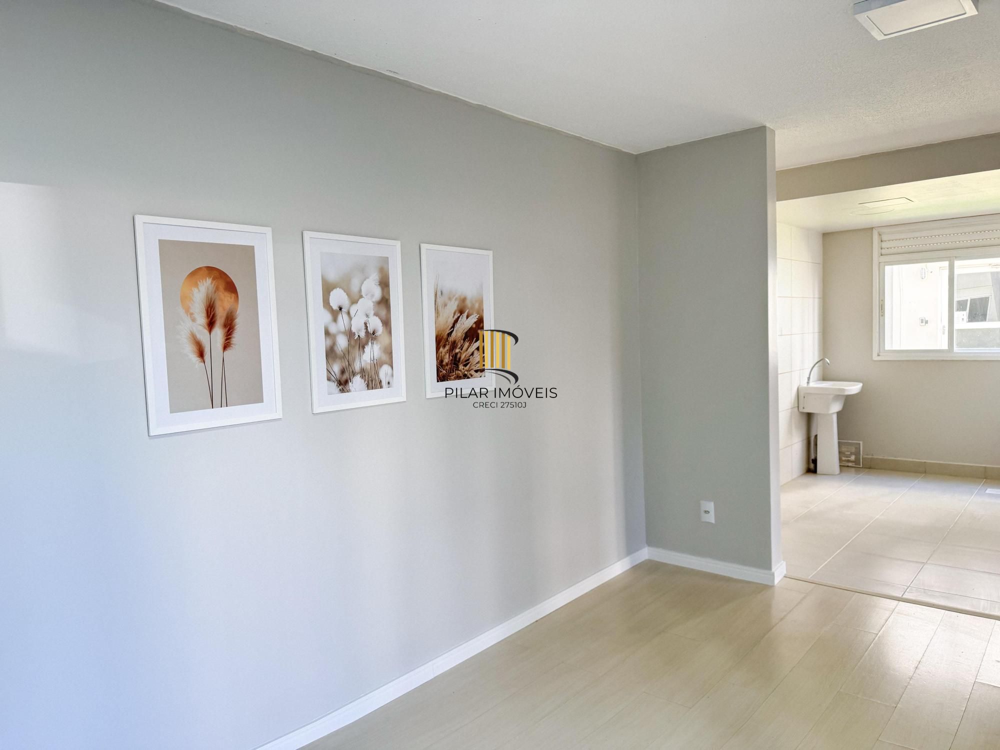 Apartamento com 02 quartos e 01 vaga escriturada no Bairro Lomba do Pinheiro