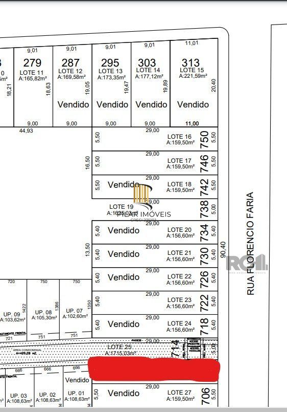 Terreno para Venda - 159.5m², 0 dormitórios, Belém Novo - Pilar Imóveis
