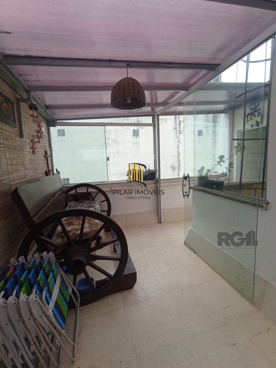 Apartamento duplex para Venda - 93.32m², 2 dormitórios, sendo 1 suite, 1 vaga - Santo Antonio, Porto Alegre