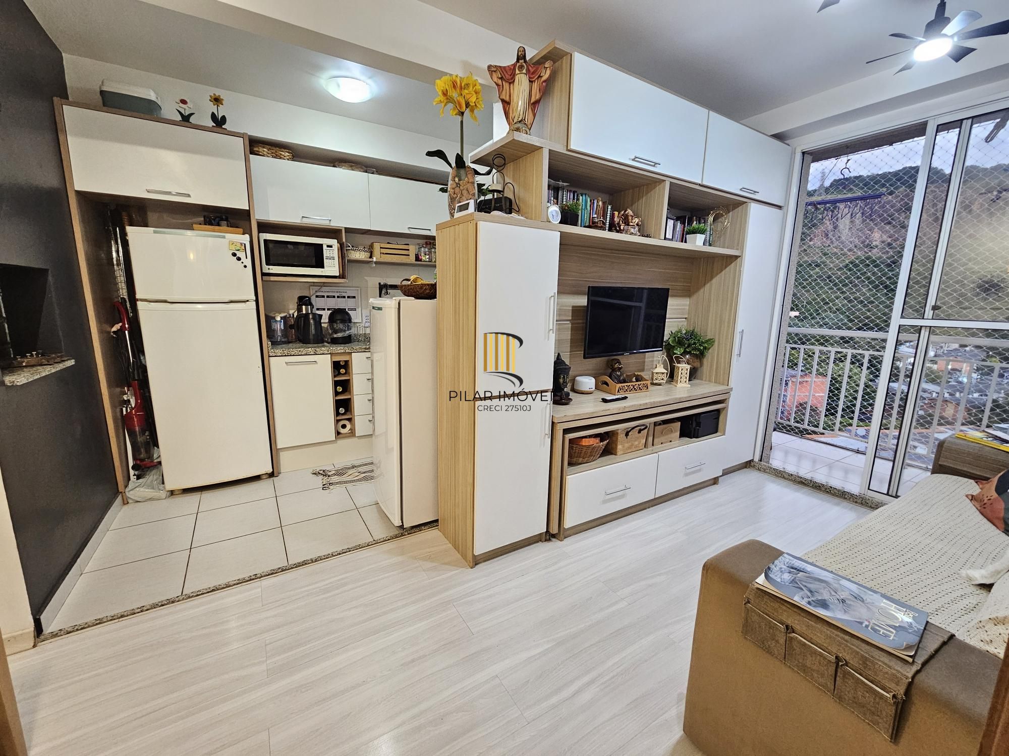 Lindissimo apartamento 2D, 1 vaga, sacada e churrasqueira, Morro Santana, Porto Alegre/RS