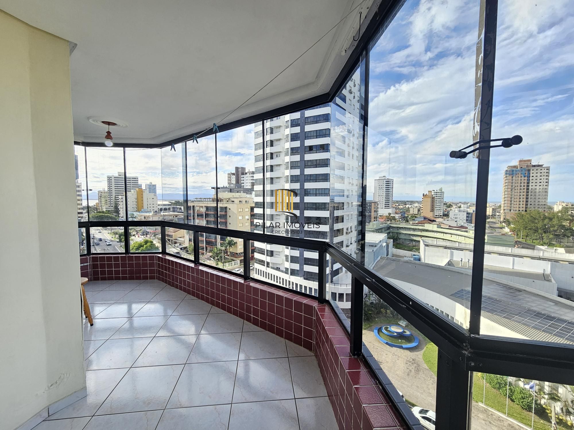 Apto 3d, 2wc e 1vaga com linda vista do mar e lagoa -Tramandai RS