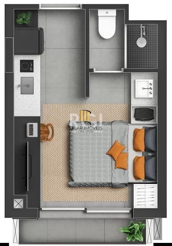 Lindo LOFT em construção no bairro Floresta com uma grande infra