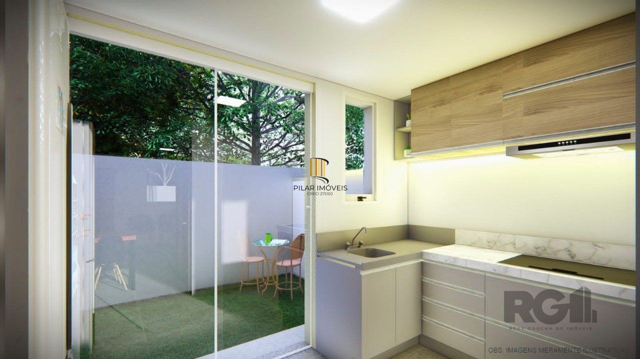 CASA ESTILO SOBRADO COM 2 QUARTOS E PÁTIO, À VENDA NO BAIRRO VILA NOVA, EM PORTO ALEGRE/RS - Pilar Imóveis
