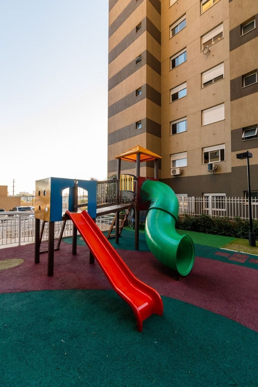 Excelente apto 2 dormitórios, 55m² privativos com churrasqueira, andar alto no JARDIM CARVALHO, condomínio completa infra.