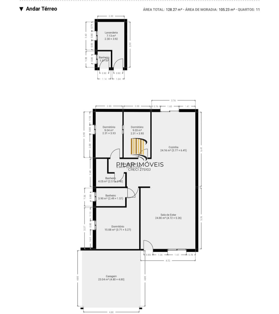 CASA TÉRREA - 3 QUARTOS - 1 SUITE - TRISTEZA - PORTO ALEGRE - RS
