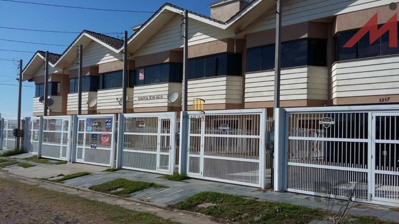 Sobrado em Trmandai com 2 suirtes, 2 banheiros, 1 vaga, churrasqueira e varanda. - Pilar Imóveis