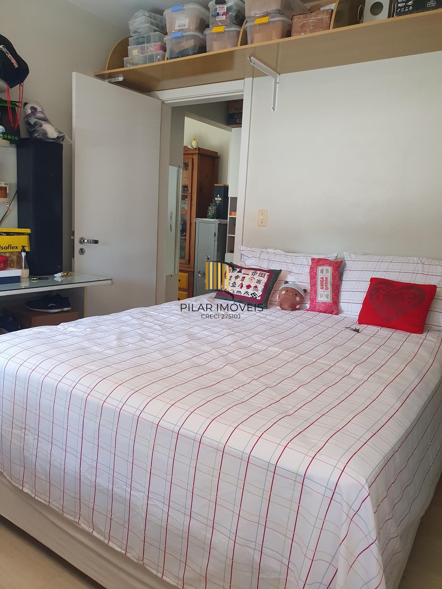 Apartamento com 01 quarto e 01 vaga no Bairro Santo Antônio