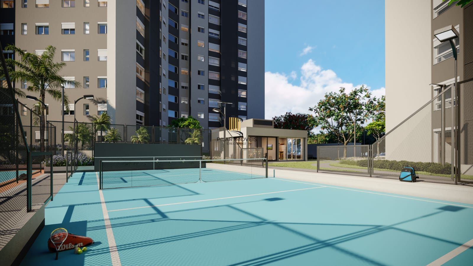 Apartamento 02 quartos, sendo 01 suíte, 01 vaga escriturada e coberta, com 52,14m² no ACQUA LIFE CLUB.