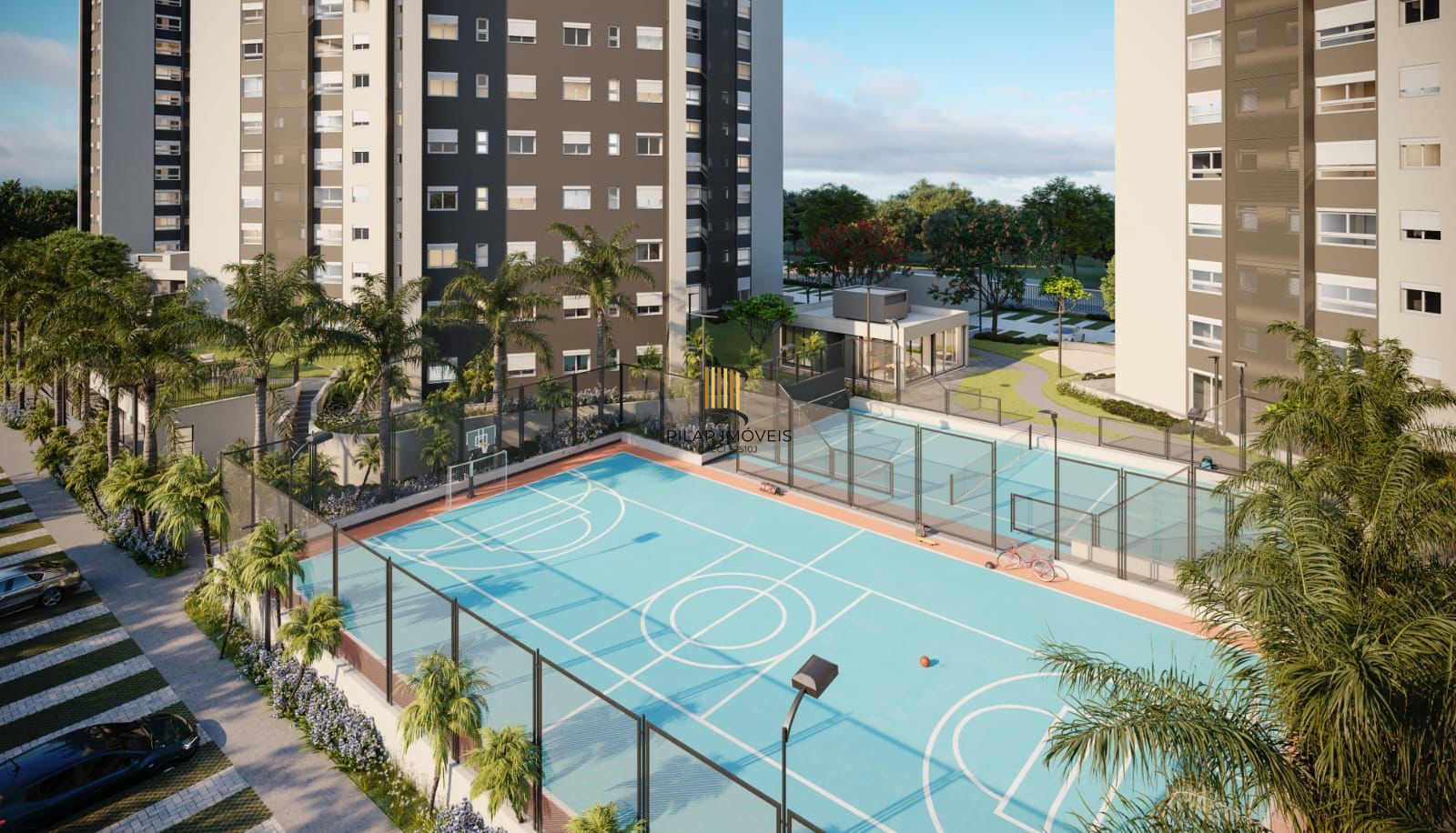 Apartamento 02 quartos, sendo 01 suíte, 01 vaga escriturada e coberta, com 52,14m² no ACQUA LIFE CLUB.