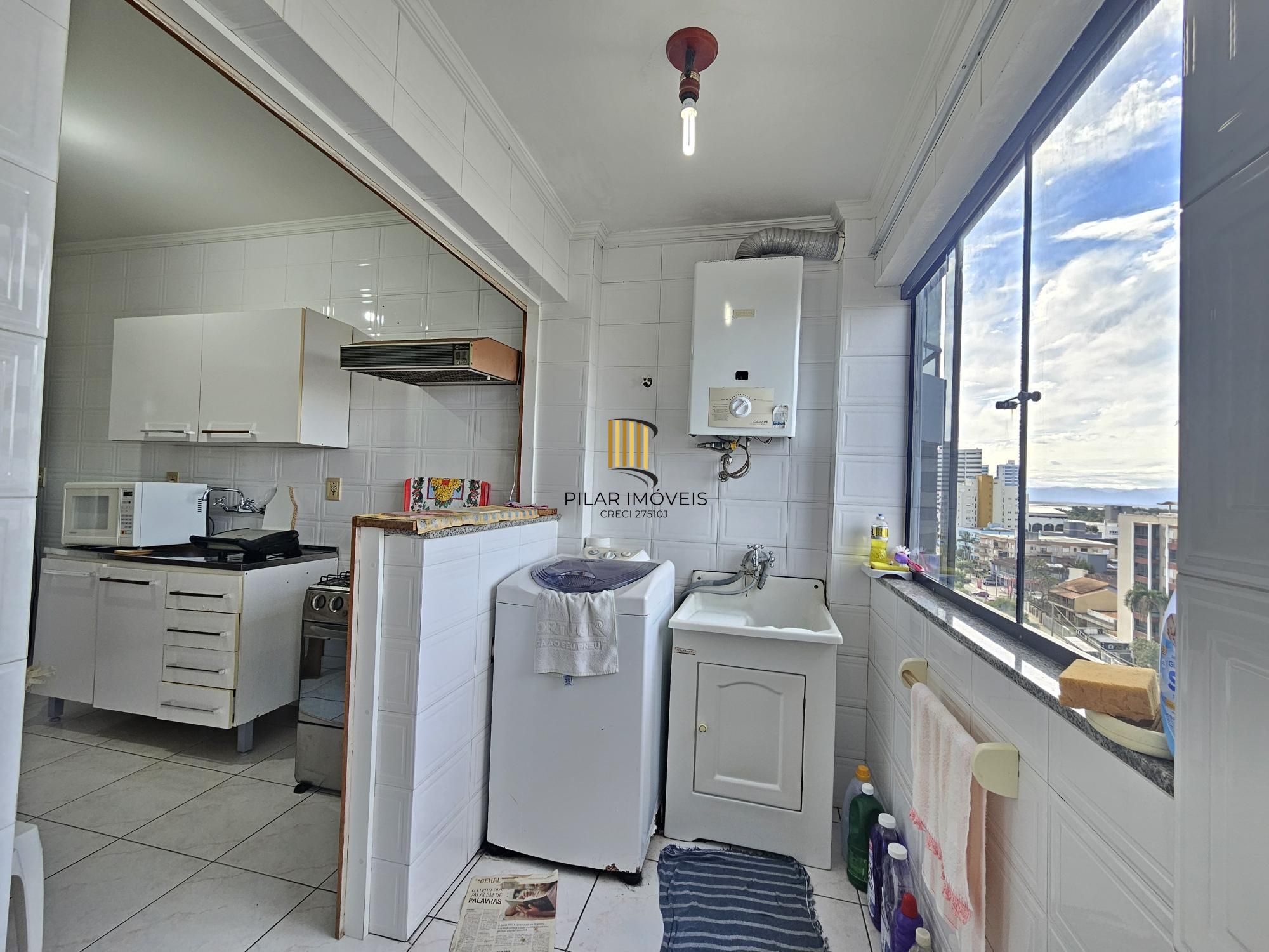 Apto 3d, 2wc e 1vaga com linda vista do mar e lagoa -Tramandai RS