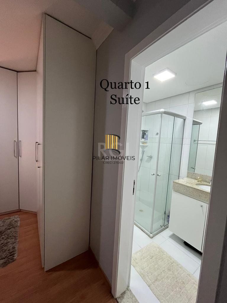 apartamento de 2 dormitórios sendo 1 suíte no bairro Jardim Itu