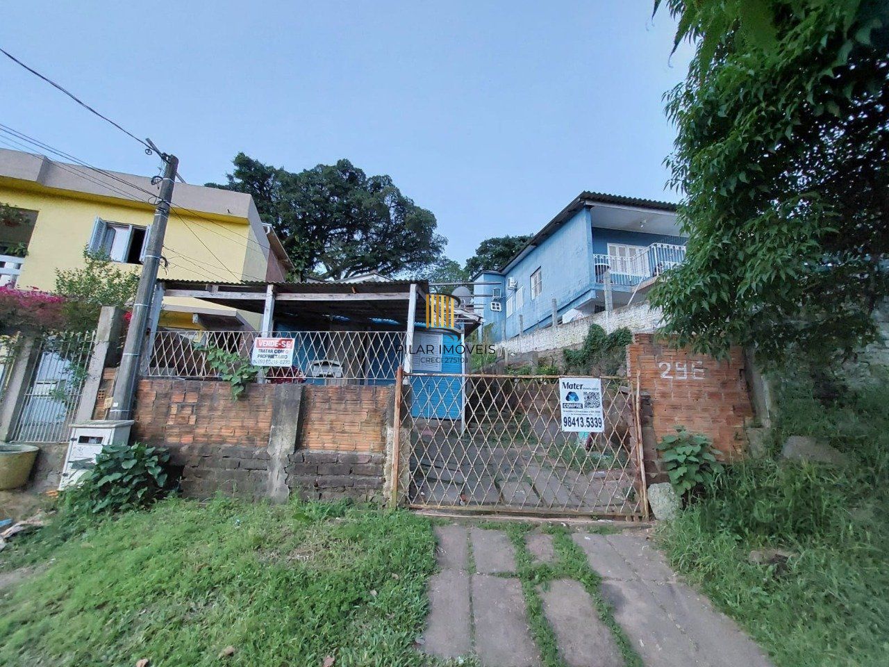 TERRENO COM CASA 2 DORMITORIOS, NO BAIRRO VILA NOVA, EM PORTO ALEGRE, RS