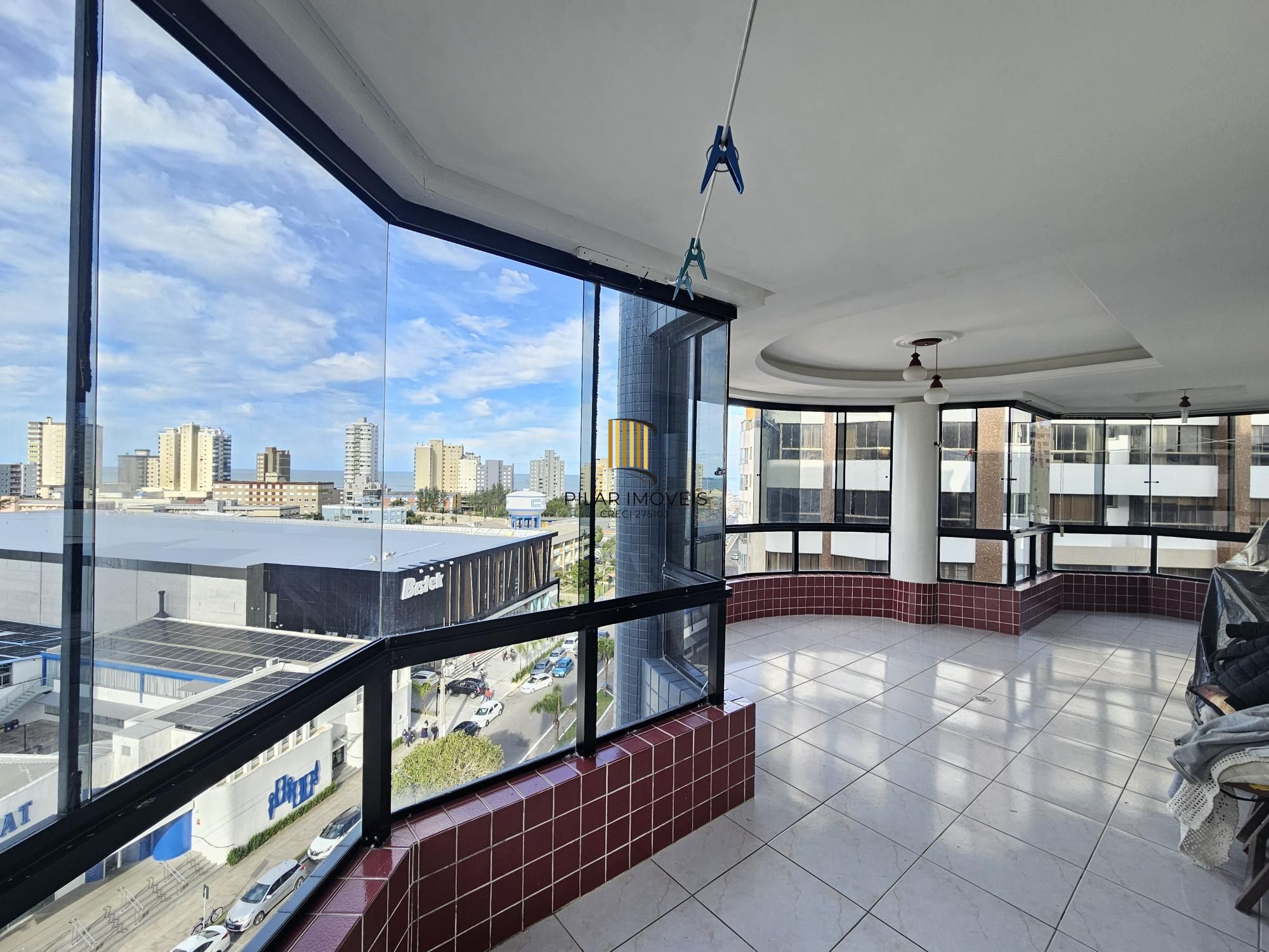 Apto 3d, 2wc e 1vaga com linda vista do mar e lagoa -Tramandai RS