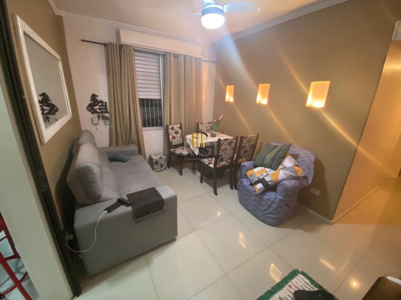 Apartamento para Venda - 47.62m², 2 dormitórios, 1 vaga - Cristal, Porto Alegre