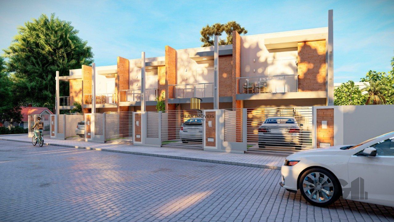 Casa com 3 dormitórios, 1 suíte, sacada, churrasqueira , vaga de garagem, em Passo de Torres/SC