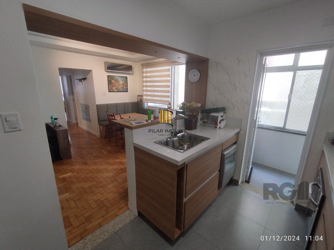 Apartamento com 3 quartos, sacada - 98m² no Centro Histórico, Porto Alegre/RS
