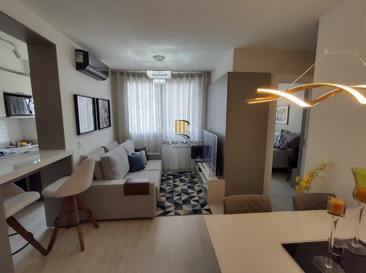 Apartamento para Venda - 48.32m², 2 dormitórios, 3 vagas - Jardim Itu