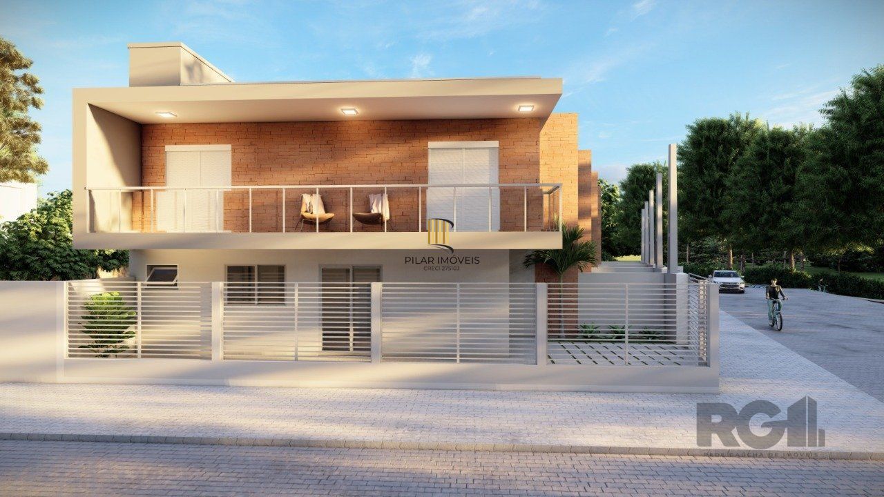 Casa com 2 suítes, sacada, churrasqueira, 1 vaga de garagem, Passo de Torres/SC - Pilar Imóveis