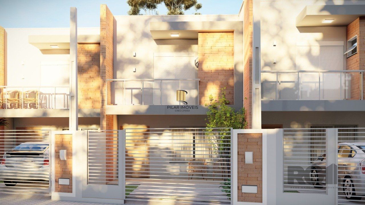 Casa com 3 dormitórios, 1 suíte, sacada, churrasqueira , vaga de garagem, em Passo de Torres/SC