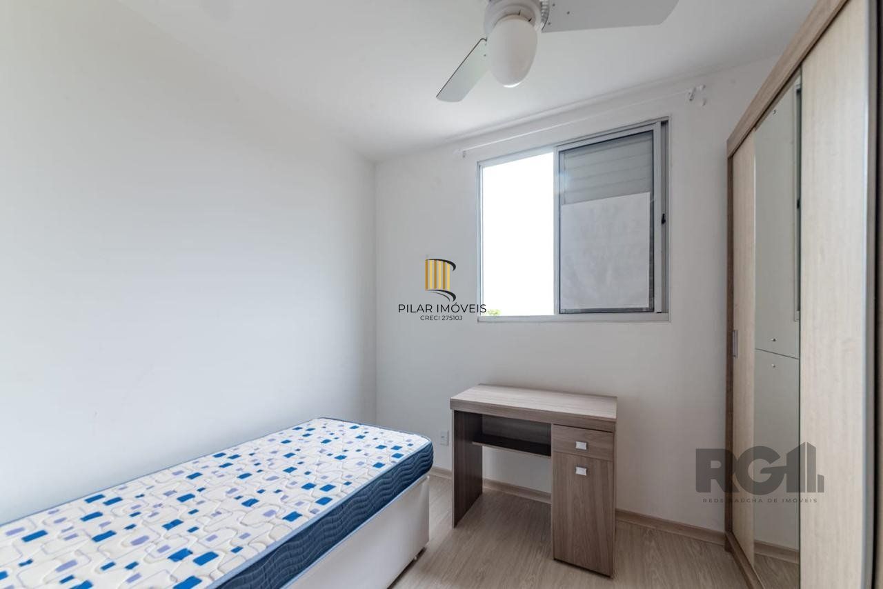Apartamento 2 dormitórios e uma vaga no bairro morro santana com sacada.