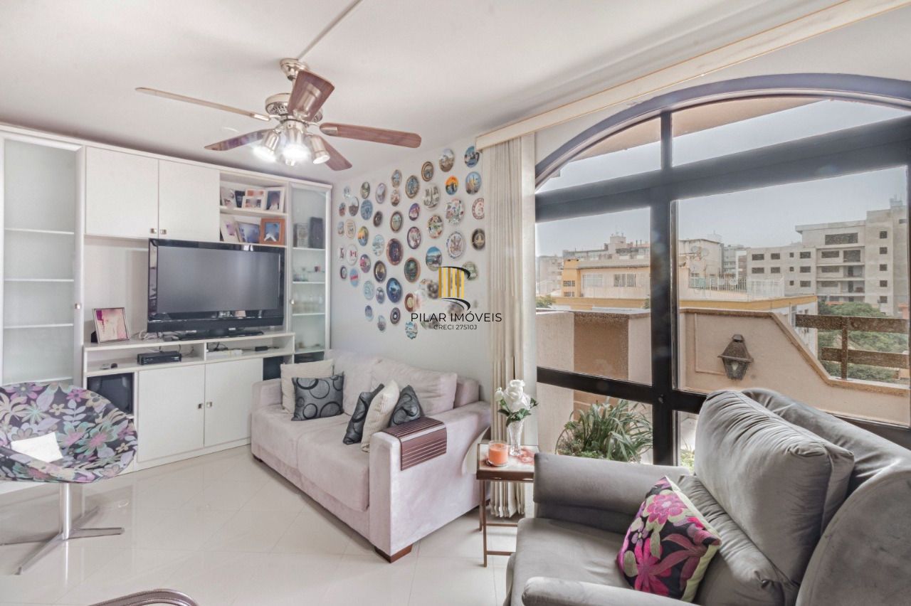 COBERTURA 3DORMITÓRIOS, 1 VAGA COBERTA NO CRISTAL PORTO ALEGRE RS