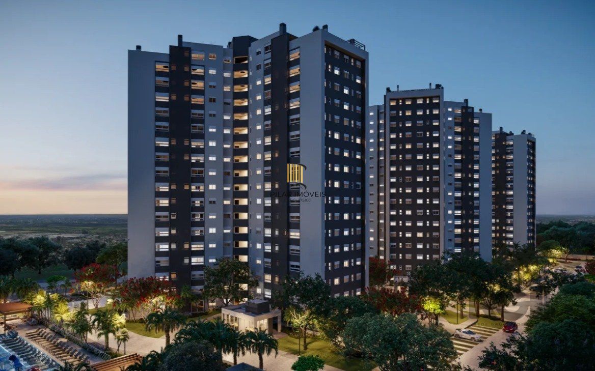 Apartamento de 2 dormitórios com vaga coberta no bairro Jardim Itu