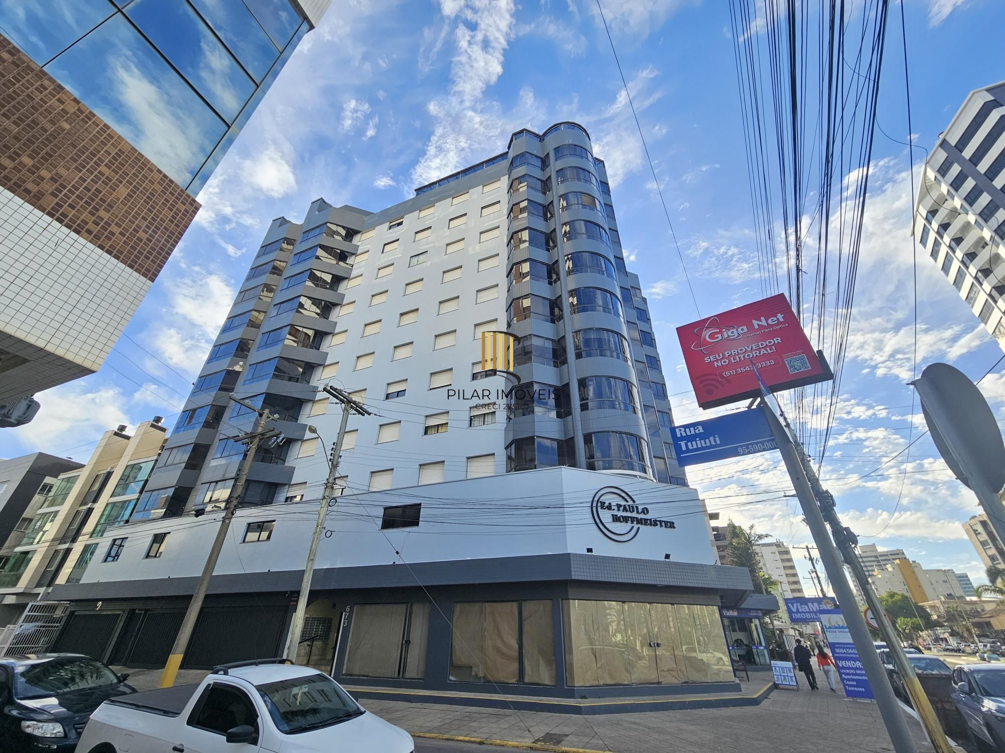 Apto 3d, 2wc e 1vaga com linda vista do mar e lagoa -Tramandai RS