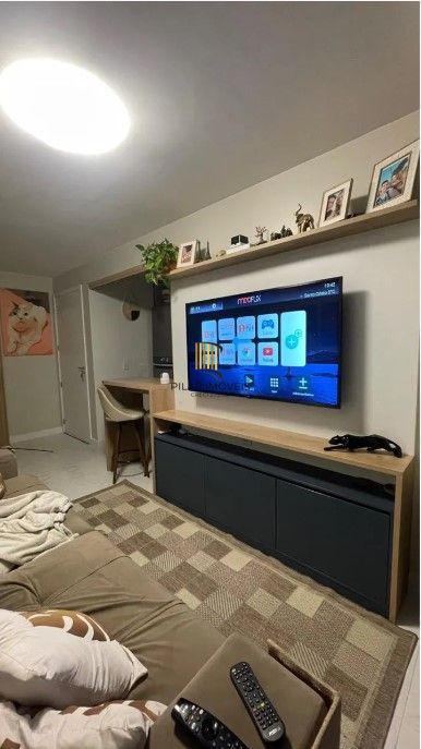 Apartamento com 02 quartos e 01 vaga fixa no Bairro Morro Santana