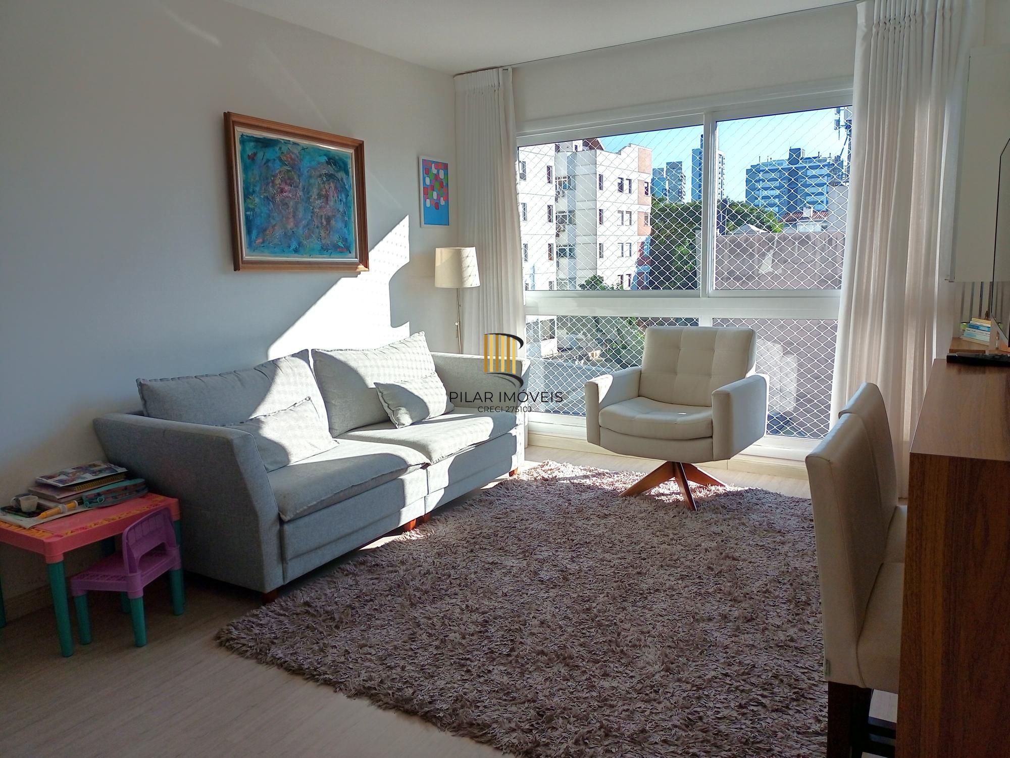 Apartamento 2 Dormitórios (1 Suíte), 64m², Churrasqueira, Vaga Coberta