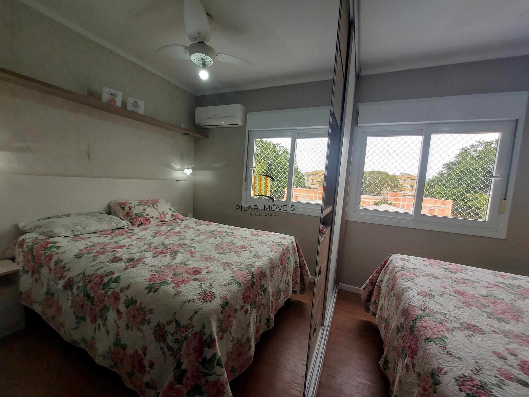 Apto 3 quartos/com 1 suite e vaga coberta no bairro Cavalhada