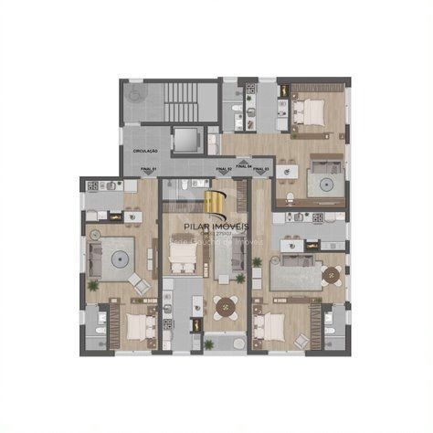 Apartamento para Venda - 53.92m², 1 dormitório, 1 vaga - Tristeza