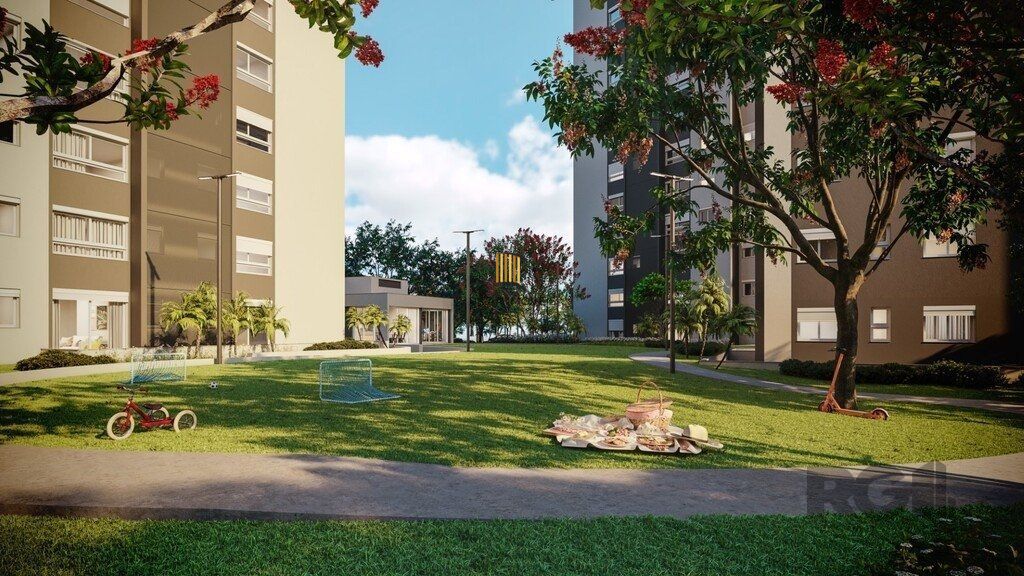 Apartamento de 2 dormitórios com vaga coberta no bairro Jardim Itu