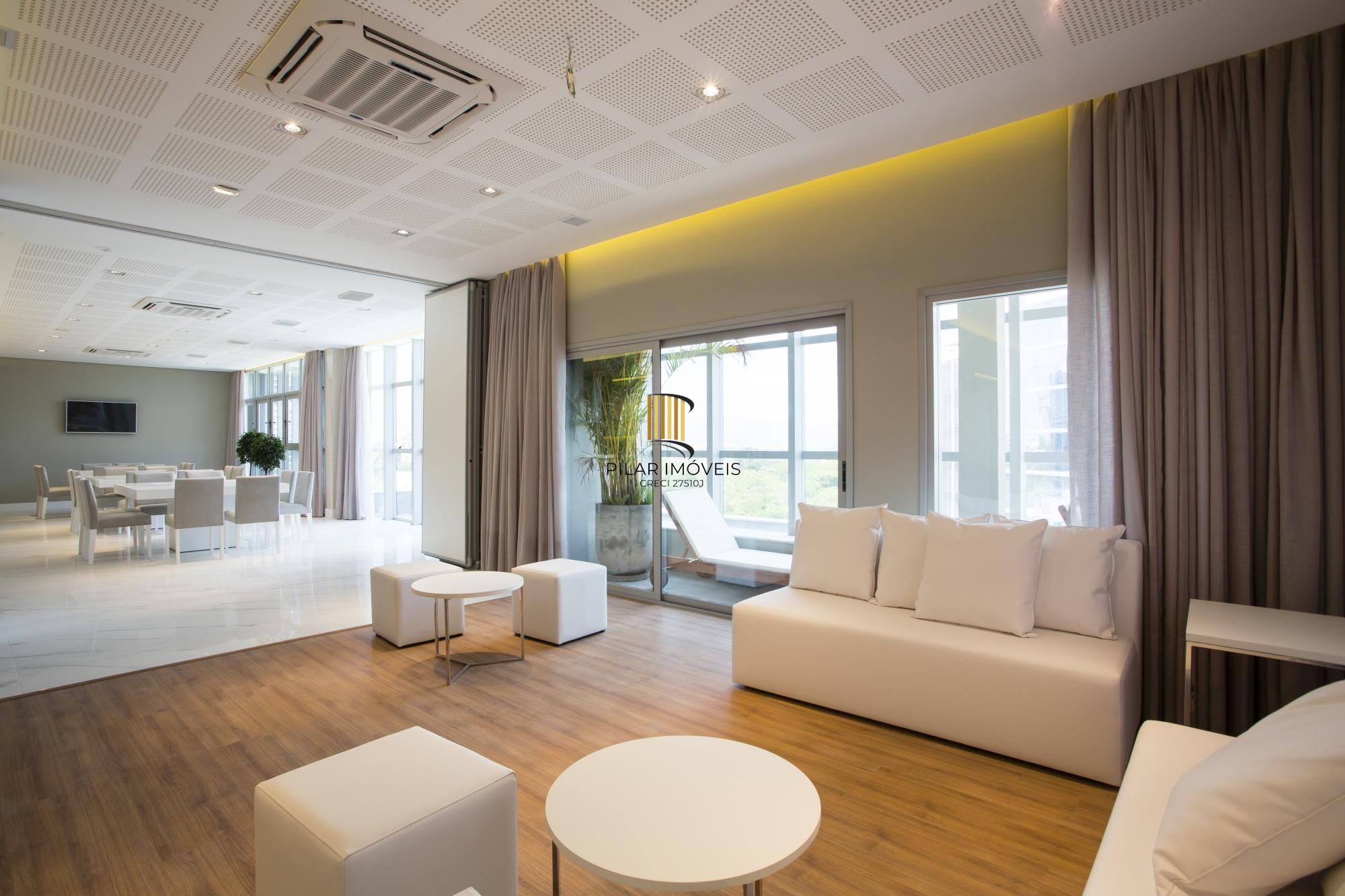 2 Suites Mobiliado no Trend Nova Carlos, com sacada, churrasqueira