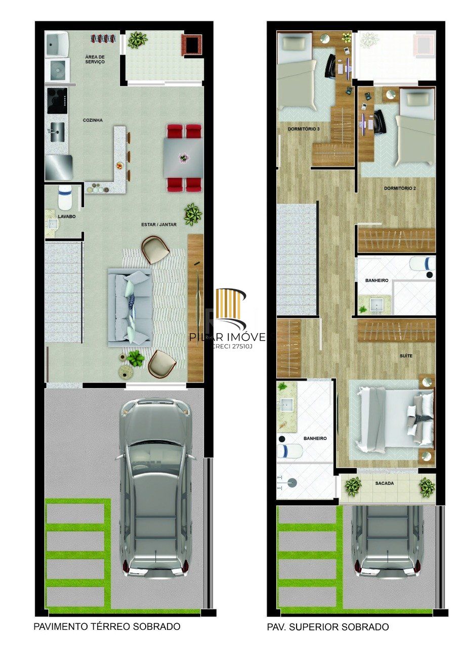 Casa Condominio para Venda - 94.47m², 3 dormitórios, sendo 1 suites, 1 vaga - Medianeira