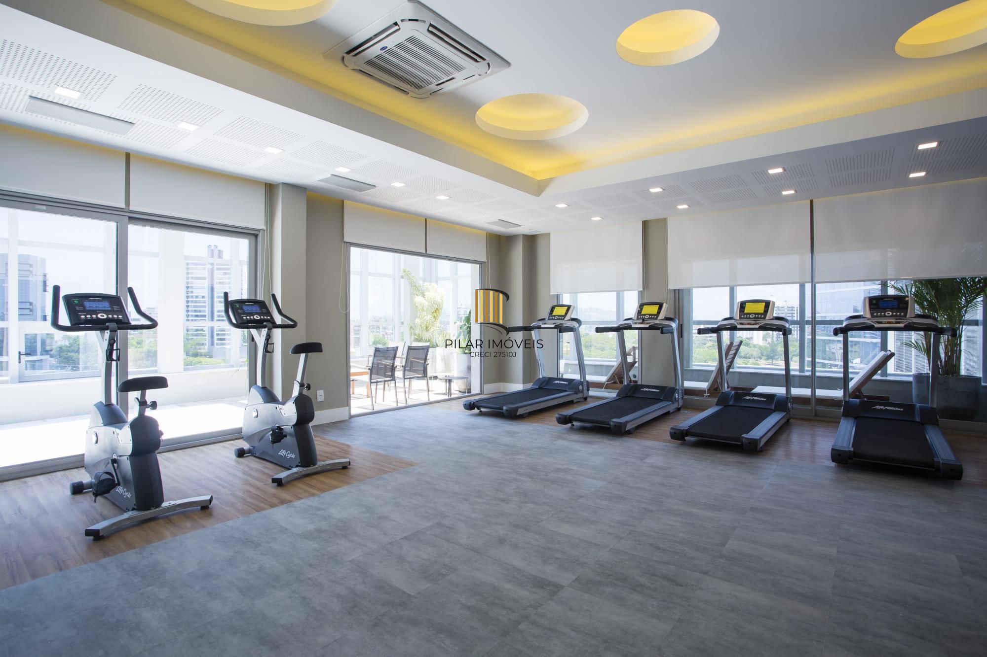 1 Dormitório Mobiliado no Trend Nova Carlos, com sacada, churrasqueira