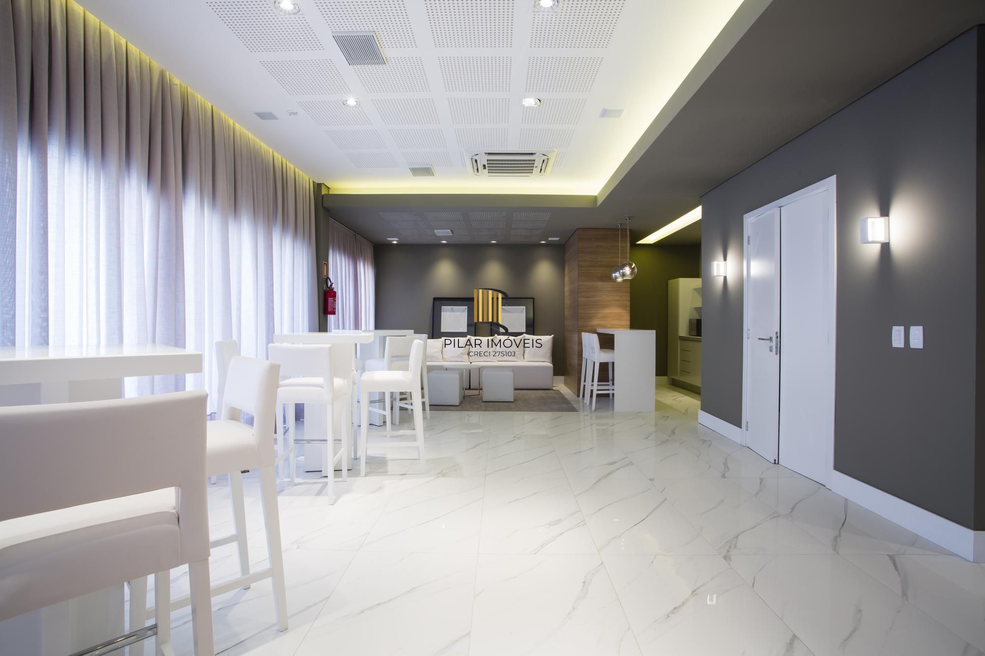 1 Dormitório Mobiliado no Trend Nova Carlos, com sacada, churrasqueira