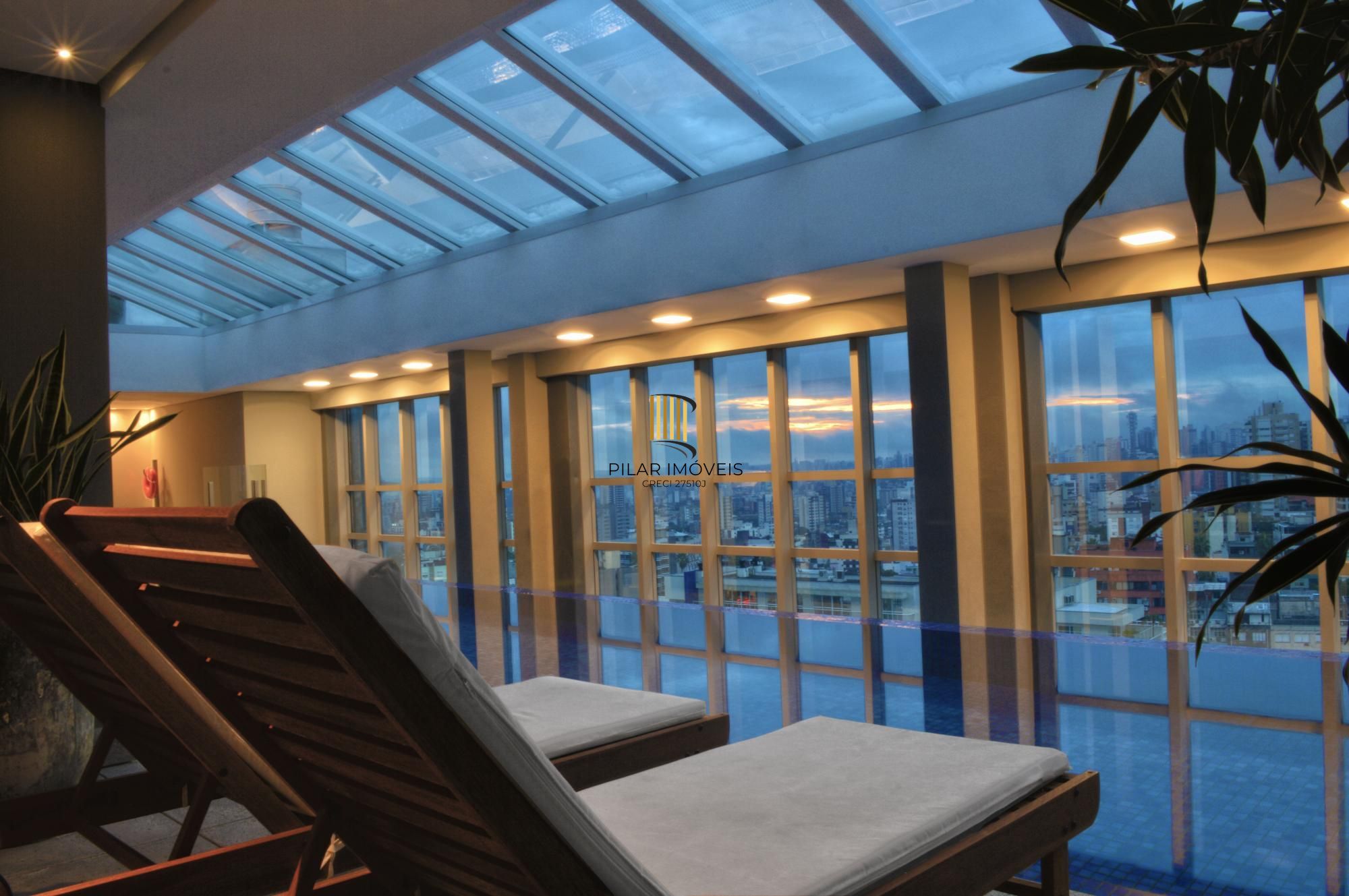 1 Dormitório Mobiliado no Trend Nova Carlos, com sacada, churrasqueira