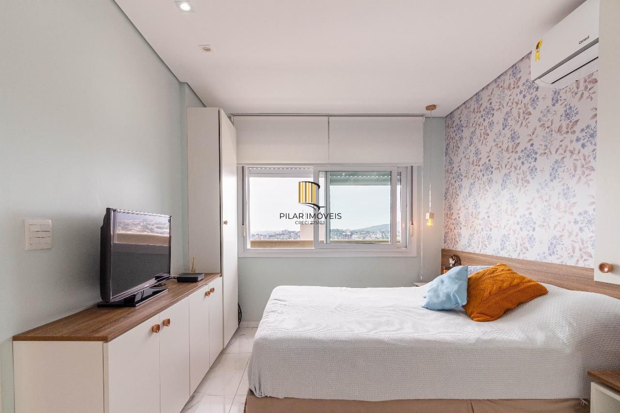 Apartamento de 1 dormitório mobiliado no pornto mais alto do Petrópolis,