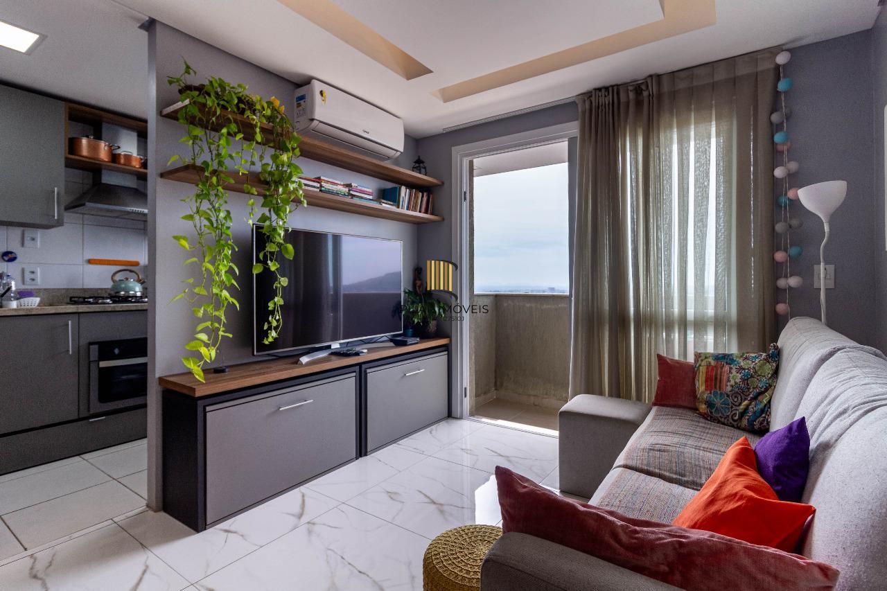 Apartamento de 1 dormitório mobiliado no pornto mais alto do Petrópolis,