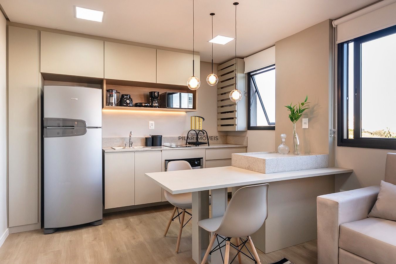 Apartamento decorado e equipado